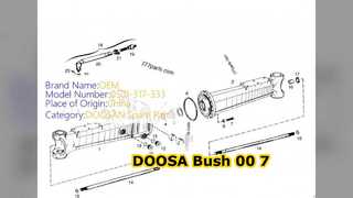 Casquillo de excavadora DOOSA 00-7- Piezas