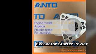 Motor de arranque de excavadora 6CT 8.3L