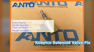 Válvula solenoide Kobelco YT35V00004F1 para reparación de excavadoras