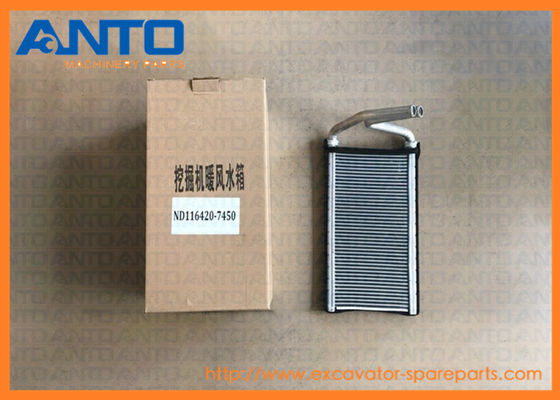Radiador de la base del calentador de ND116420-7450 KOMATSU PC200-8M0 para las piezas del aire acondicionado