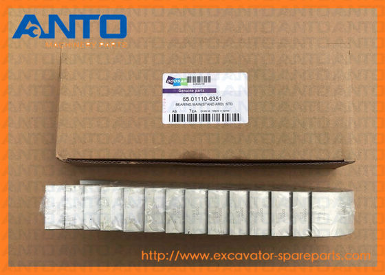 65.01110-6351 metal que lleva principal para el excavador Engine Parts de Doosan GE08TI