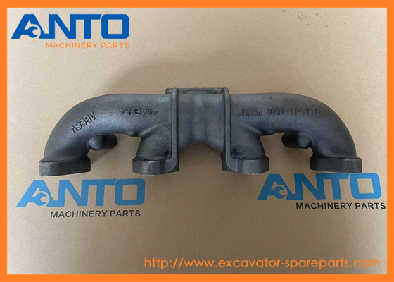 6751-11-5111 6751115111 6751-11-5110 6751115110 Manifold de escape aplicado a KOMATSU SAA4D107E