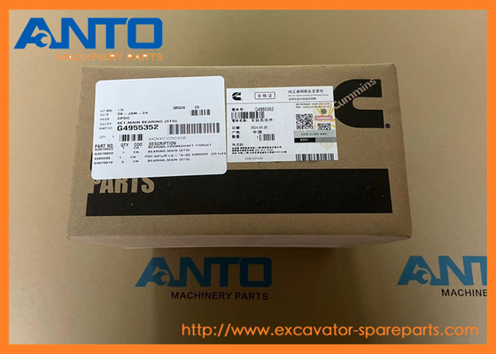 4955352 3802070 6D102-6732313410 Rodas de rodamiento principal CUMMINS Piezas de repuesto para PC200-8 6D107