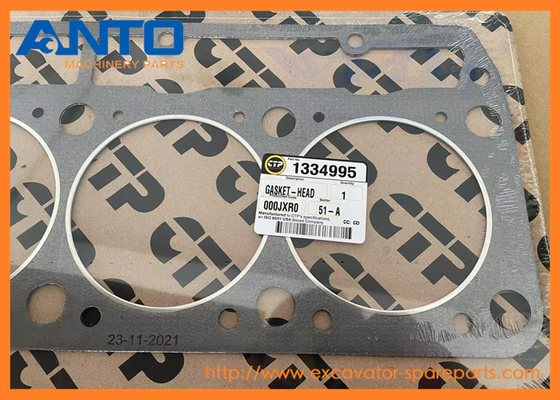 1334995 4342445 Cabeza de cilindro, juntas de excavadora, partes del motor adecuadas para 3126B 322C