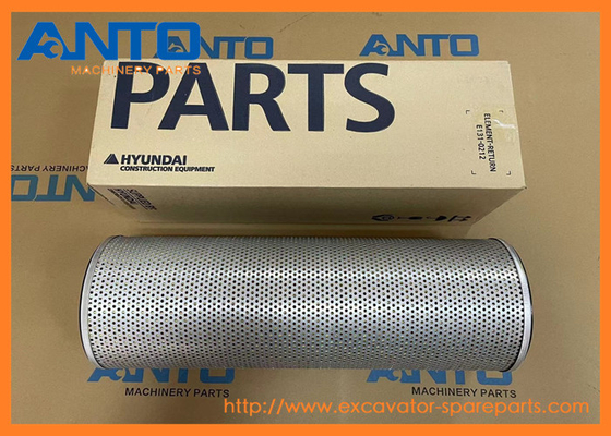E131-0212 Filtro hidráulico HYUNDAI Partes de repuesto de excavadoras para R110-7 R140LC-7