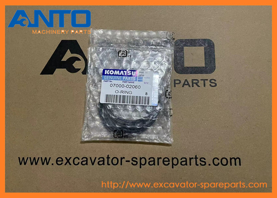 07000-02060 07000-12060 R0700002060 O-ring KOMATSU Piezas de repuesto para excavadoras para PC160LC-8
