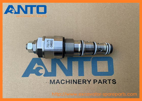 702-75-04600 702-75-04601 Válvula de alivio KOMATSU Excavadora de viajes Partes del motor para el PC300-8