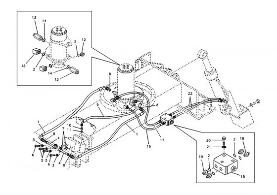 VOE948700 Partes de repuesto para excavadoras de anillo O para VOE EC140B EC160B EC160C EC160D EC180B