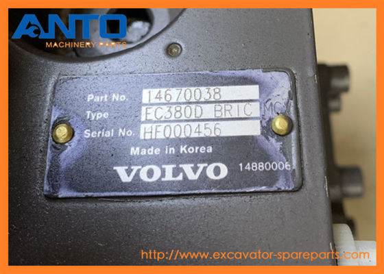 Válvula de control principal VOE14670038 14670038 para el excavador EC380D de VOE
