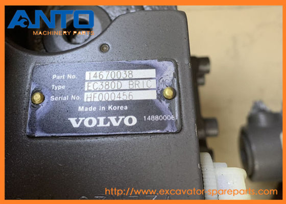 Excavador principal Valve de  EC380D de la válvula de control VOE14670038 14670038