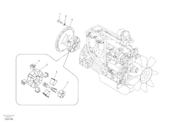 Acoplamiento flexible VOE14533206 14533206 para el excavador Hydraulic Pump Parts de VOE